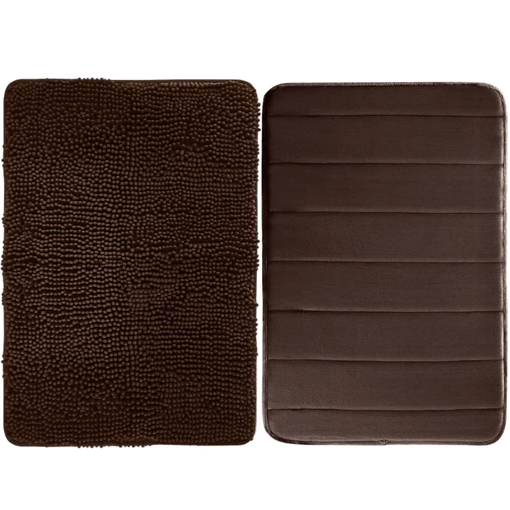 Bath Rug and Memory, 36x24 in, Brown