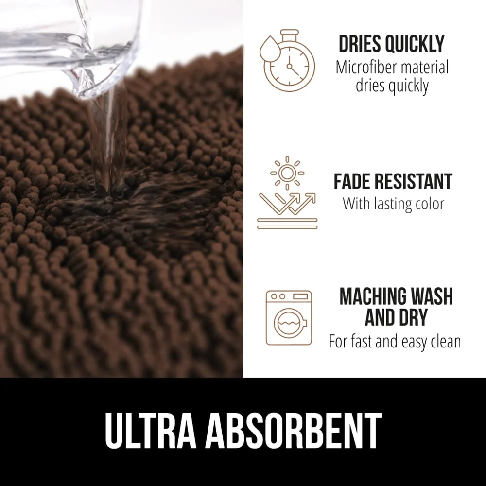 Bath Rug and Area, 36x24 in, Brown
