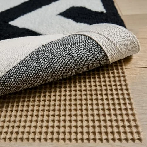 Slip Resistant Rug Pad, 2x3 ft, Beige