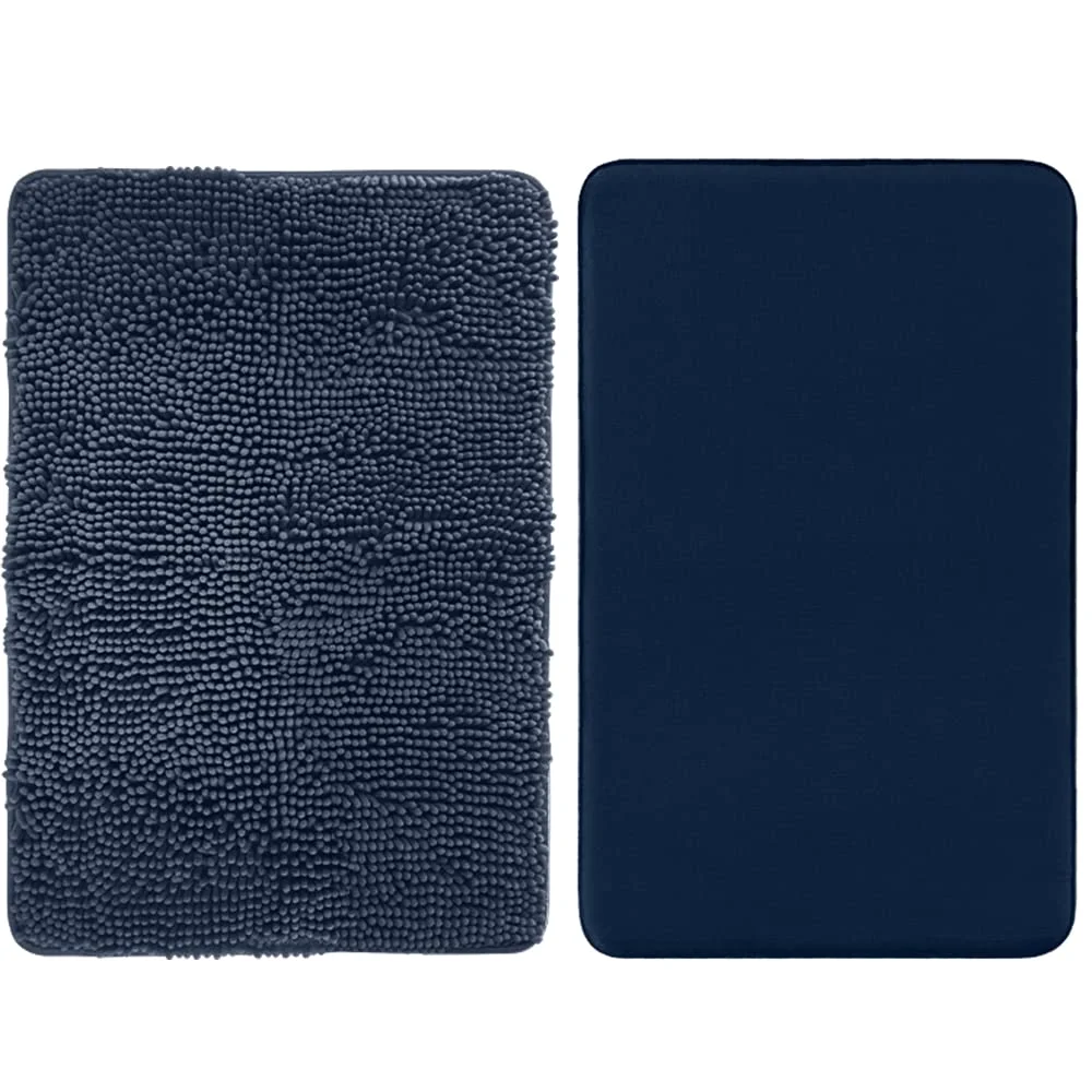 Bath Rug, 30x20 in, Navy