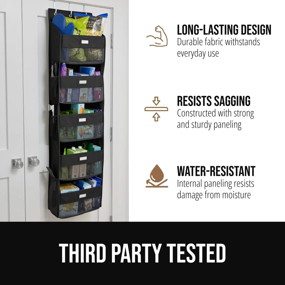 Over the Door Organizer, Black