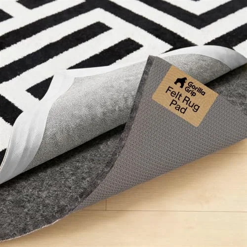 Felt Rug Pad, 2x8 ft, Black