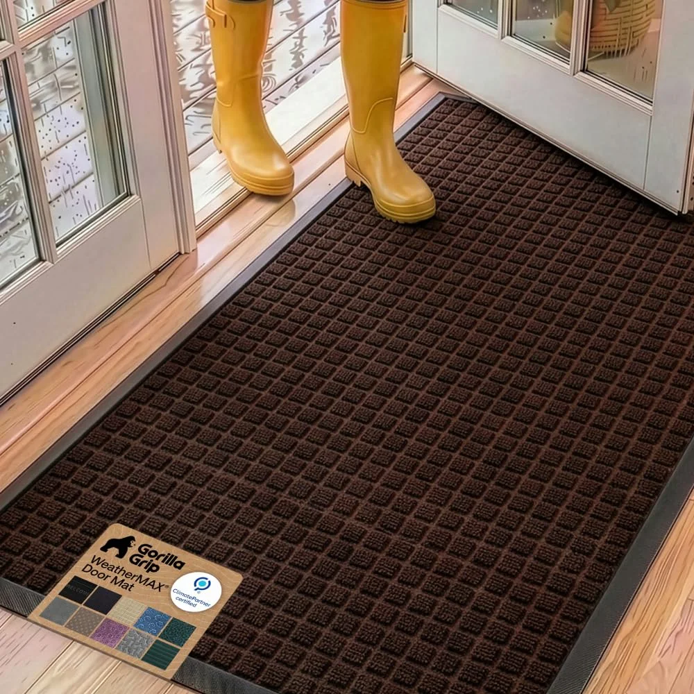 Weathermax Door Mat, 60x24 in, Brown