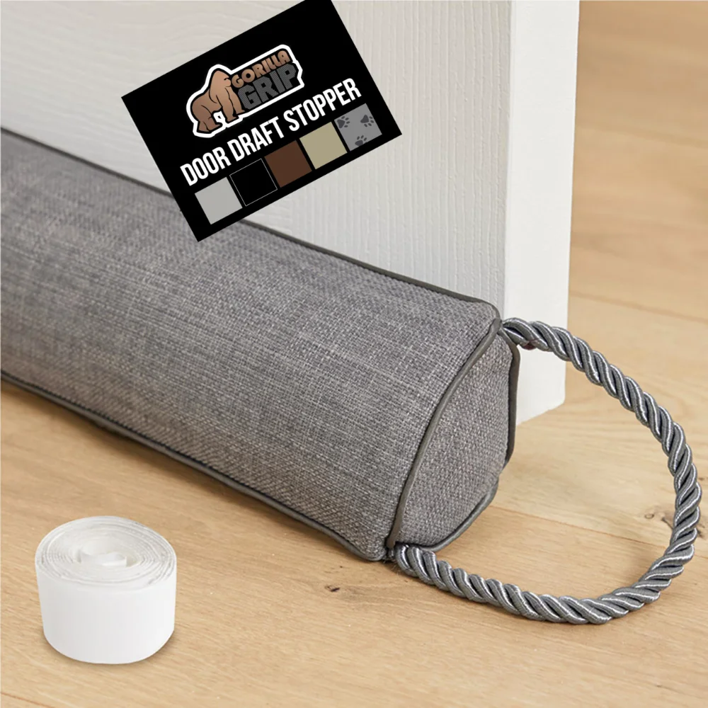 Weighted Draft Stopper, Gray