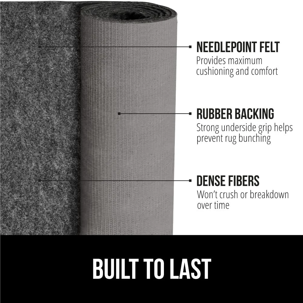 Felt and Natural Rug Pad, 4x6 ft