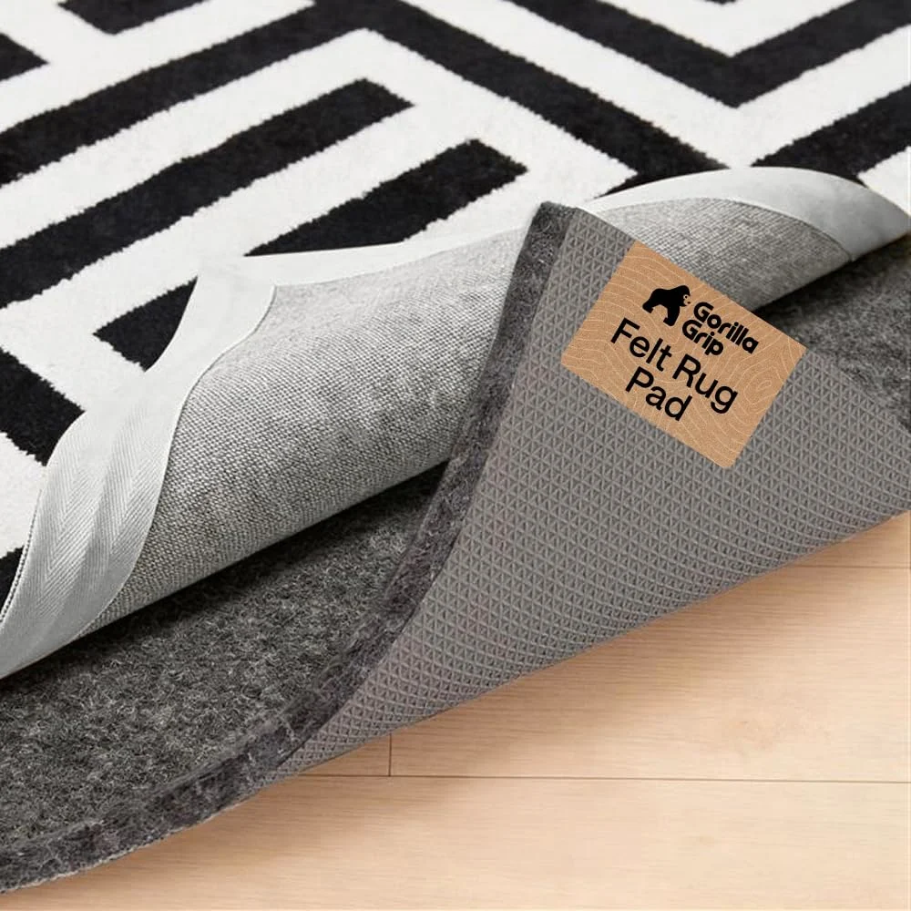 Felt Rug Pad, 2x8 ft, Grey