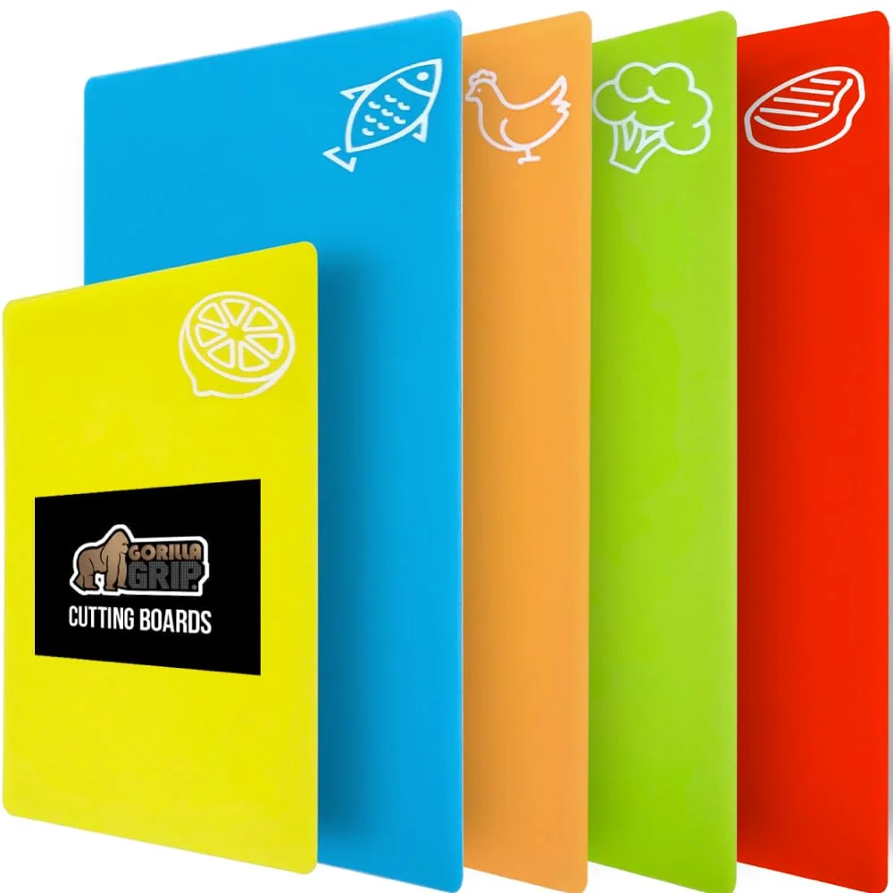 Bpa-free Flexible Cutting Board, 5-pack