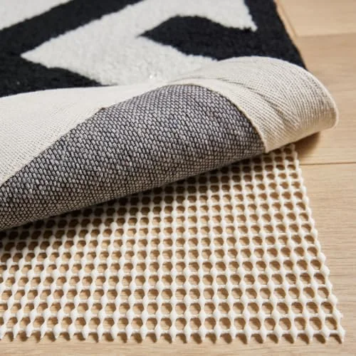 Slip Resistant Rug Pad, 3x5 ft, Cream